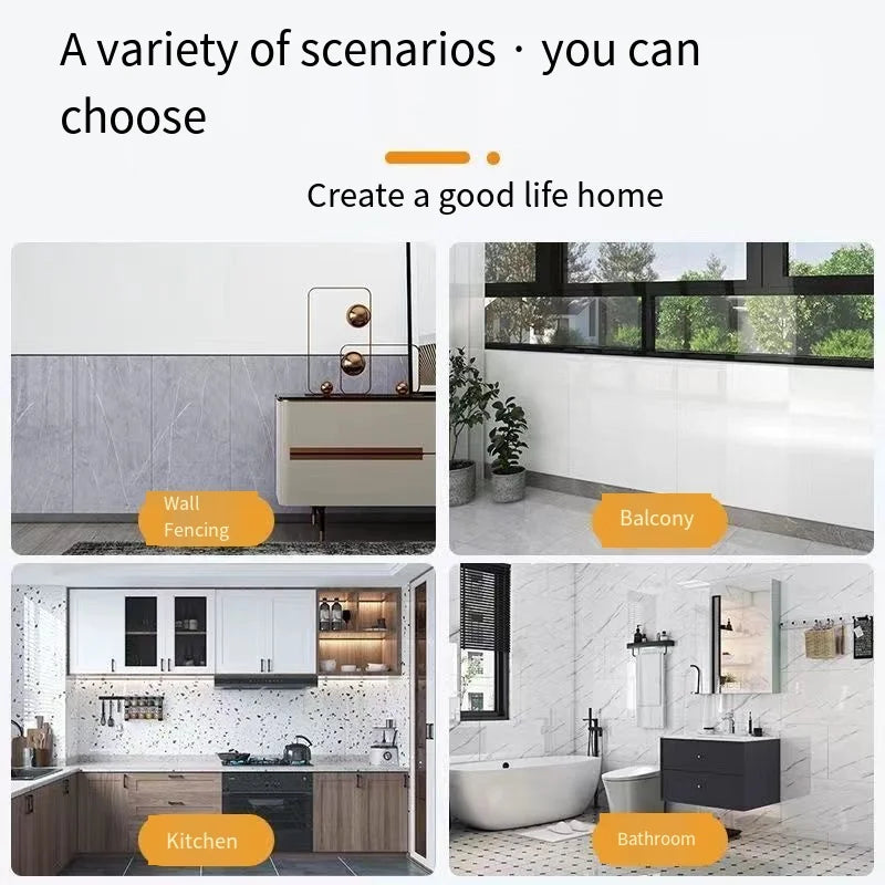 30*30cm Imitation Tile Marble Kitchen 3D Self-adhesive Wall Sticker Wall Decoration Bathroom Waterproof Moisture-proof Wallpaper