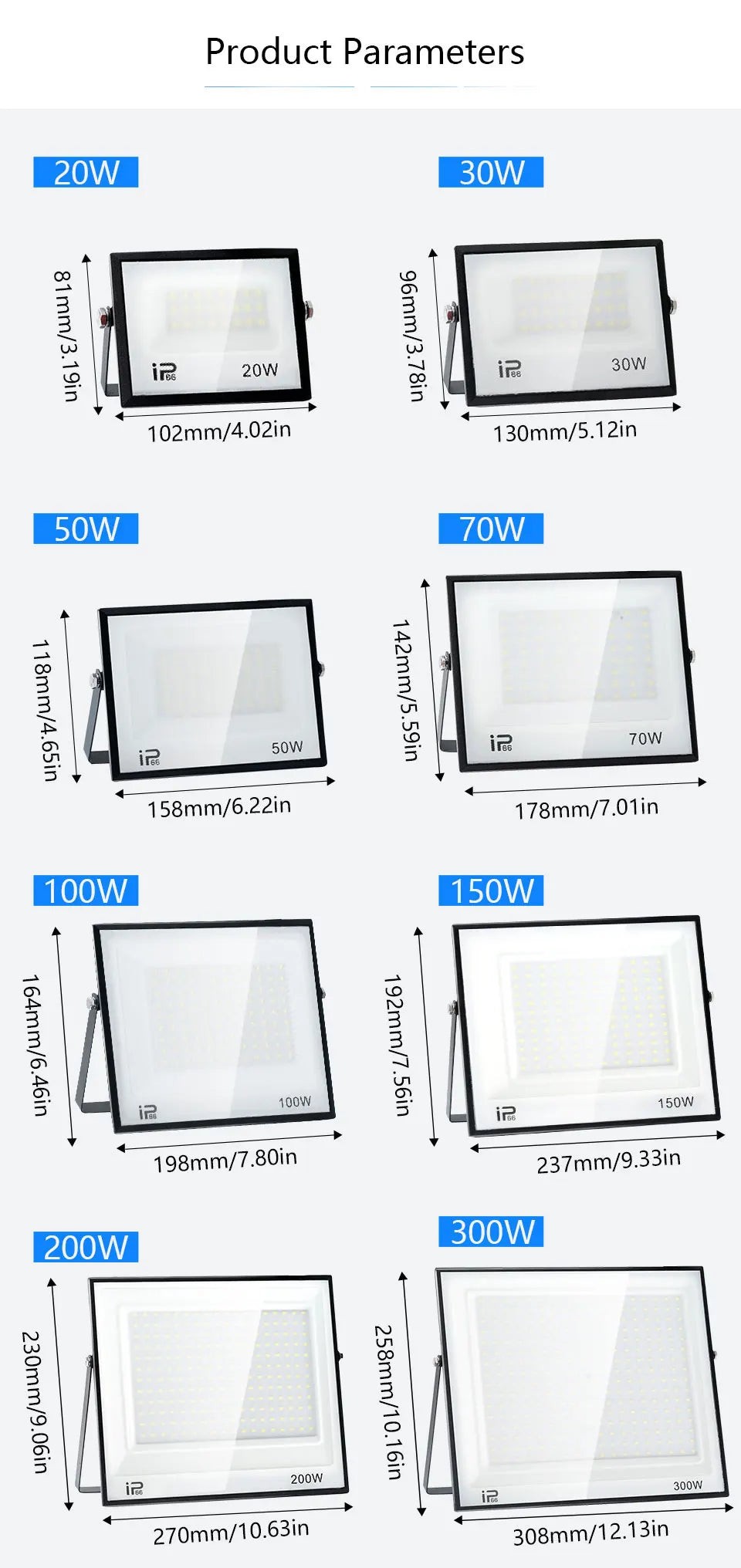 LED Floodlight 150W 50W 100W LED Reflector AC220V Outdoor LED Focus Waterproof Reflector Spotlight Street Light Wall Lamp Garden