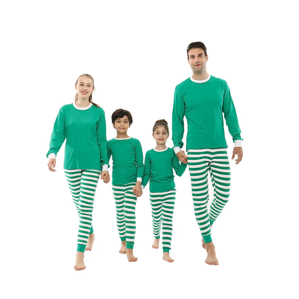 Christmas Pajamas Sets Children's Sleepwear Mother Father Kids Family Look Couples Pajamas