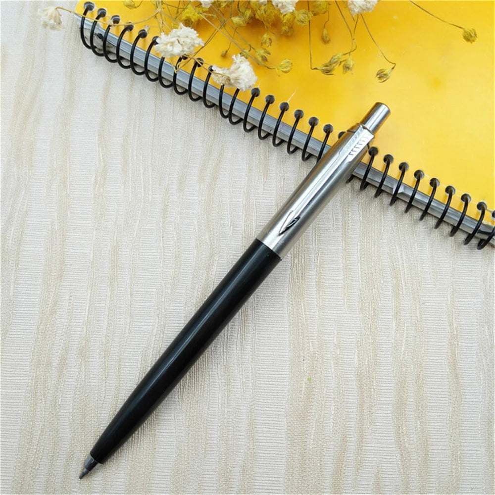 Classic Design Ballpoint Pens Commercial Metal Ballpoint Pen Luxury Portable  Rotating Automatic Ball Pen Exquisite Writing Tool