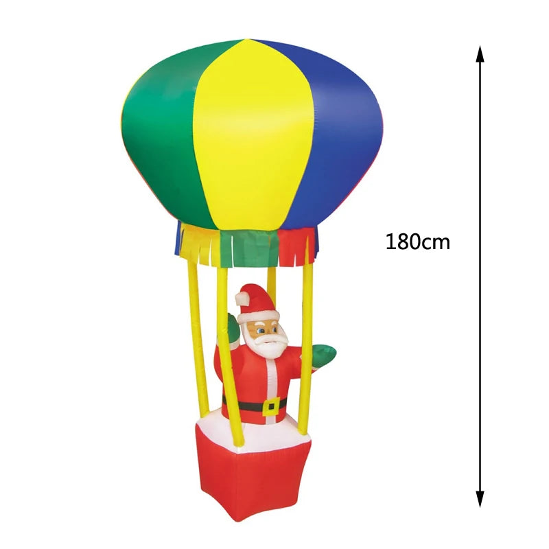 Christmas Decorations 1.8m Motorcycle Santa Claus Christmas inflatable