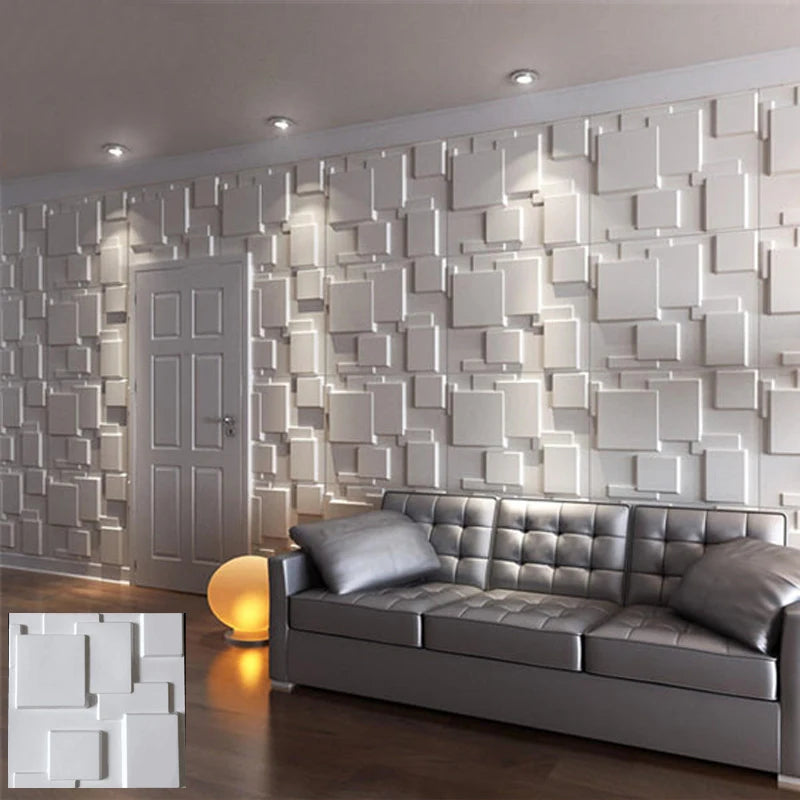 30x30cm house renovation 3D Wall panel not self-adhesive 3D wall sticker wallpaper waterproof tile ceiling living room bathroom