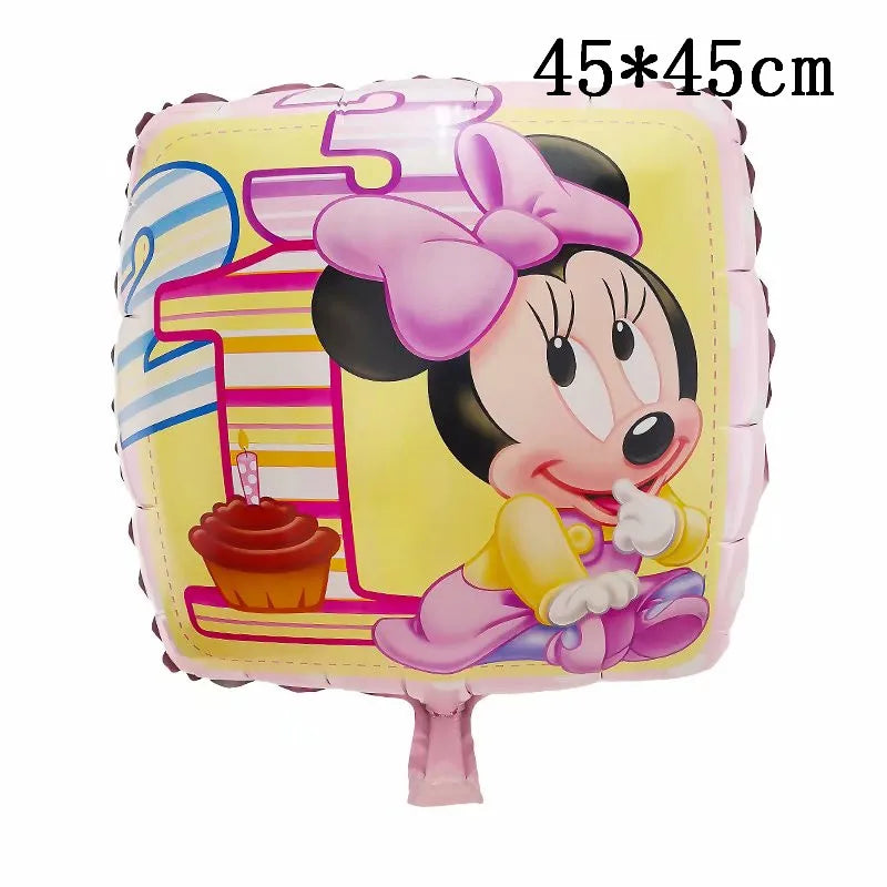 Giant Mickey Minnie Mouse Balloons Disney Cartoon Foil Balloon Baby Shower Birthday Party Decorations