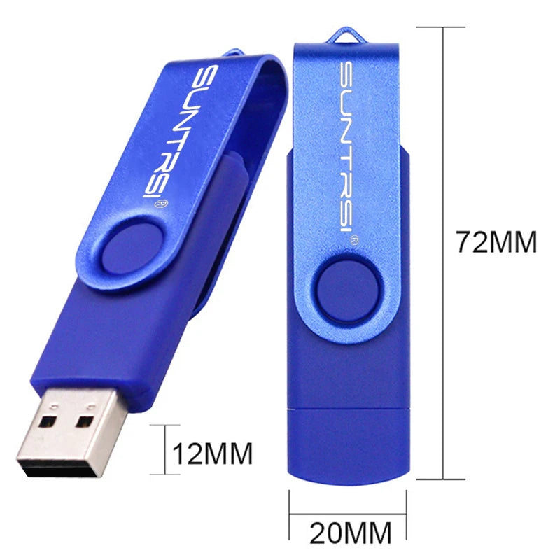 Type C 2.0 USB Flash Drive 64gb Pen Drive 128GB 32GB 16GB USB Stick 2.0 Pendrive 8gb for Type-C Device