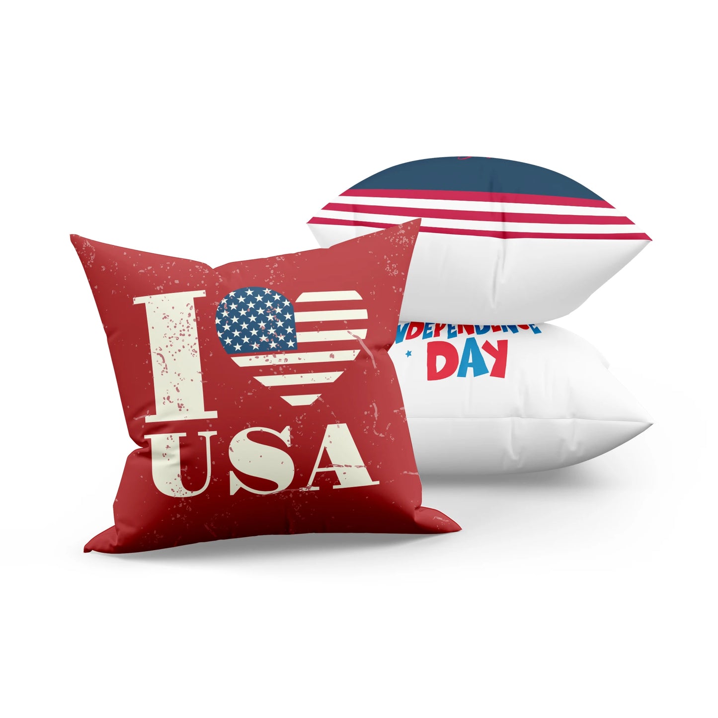 American Independence Day Series LOVE USA Printed Square Home Decoration Pillowcase