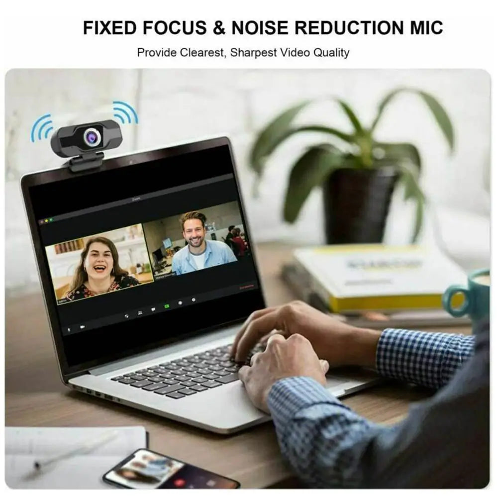 USB 1080p Webcam 4K Webcam With Microphone PC Camera 60fps HD Full Camera Webcam For Computer PC Real-Time Video Conference