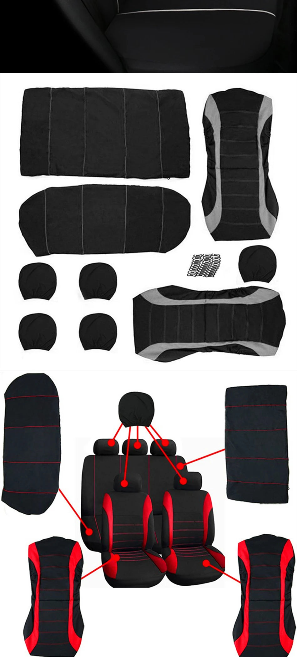 2/5Seats Car Seat Covers For Seat Ateca Arona ibiza Leon Toledo Leon ST CUPRA Auto Seat Covers Auto Accessories  Car Accessories