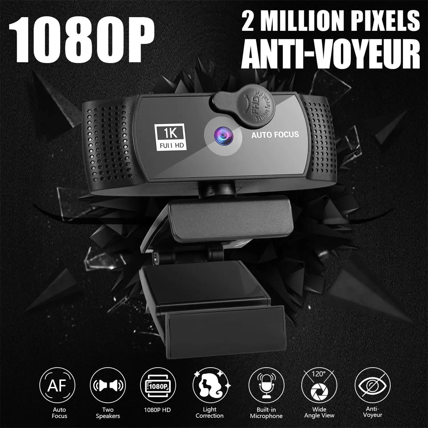 8K 4K Webcam 2K 1080P Full HD Web Camera Auto Focus With Microphone USB Plug Web Cam For PC Computer Laptop Video Mini Camera