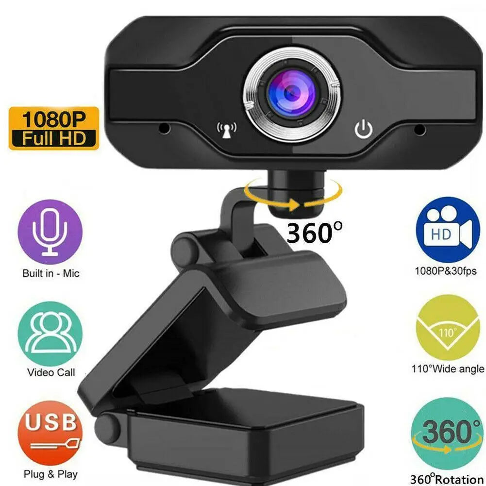 USB 1080p Webcam 4K Webcam With Microphone PC Camera 60fps HD Full Camera Webcam For Computer PC Real-Time Video Conference