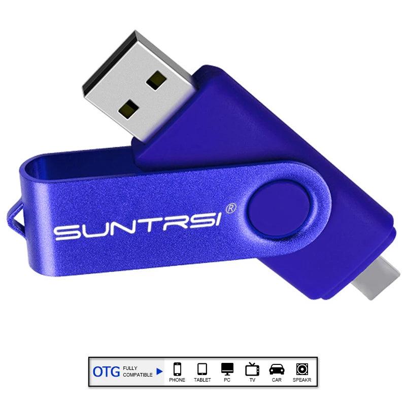 Type C 2.0 USB Flash Drive 64gb Pen Drive 128GB 32GB 16GB USB Stick 2.0 Pendrive 8gb for Type-C Device