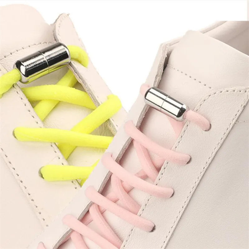 Elastic Shoe Laces No Tie Shoelaces for Kids Adult Sneakers