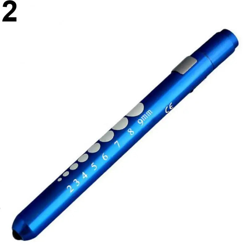 Medical Flashlight Lanterna With Pupil Gauge LED Pen Light Torch Lamp Outdoor Camping Work Light For Doctor Nurse Diagnostic