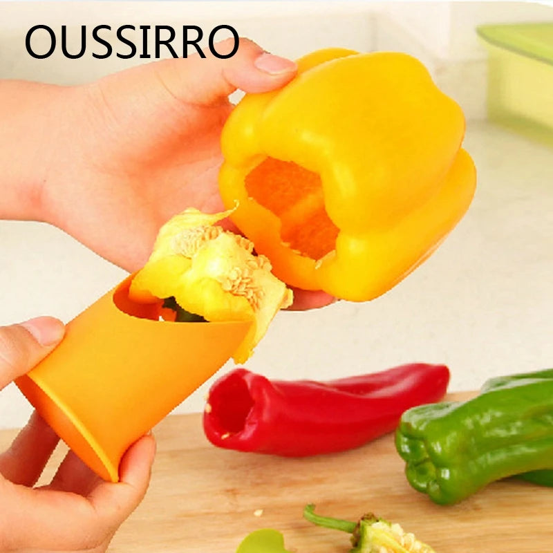 One Set Nordic Creative Kitchen Gadgets Chili Tomato Corers Fruit & Vegetable Pepper Corer Home Restaurant Hotel Cooking Tools