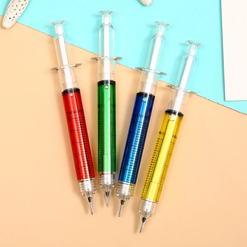 Syringe Needle Mechanical Pencil 0.5mm Automatic Pen Writing Tool