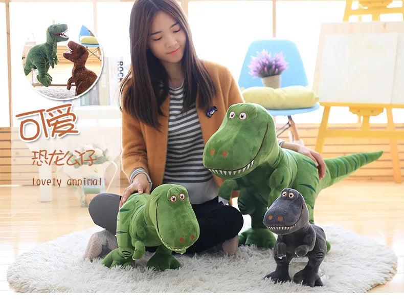 1pc 40-100cm New Dinosaur Plush Toys Cartoon Tyrannosaurus Cute Stuffed Toy