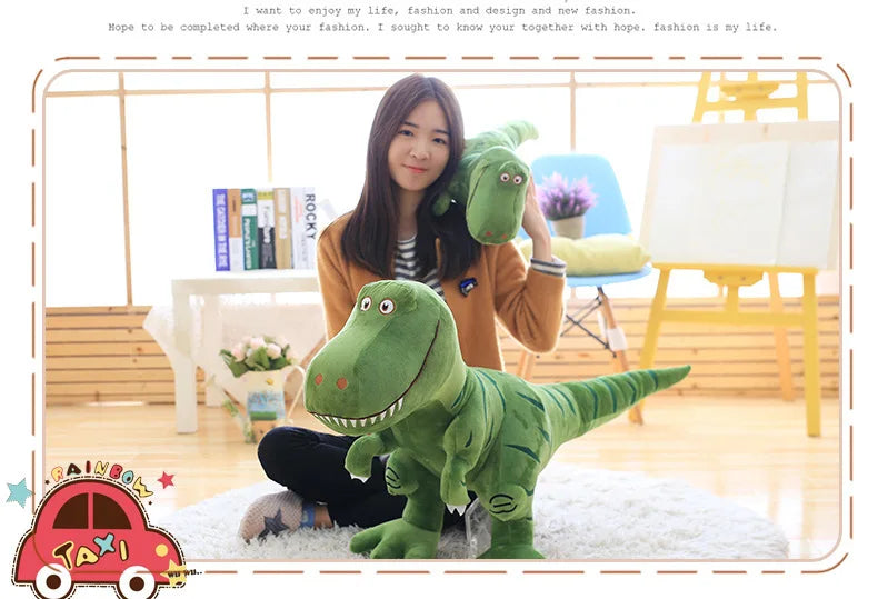 1pc 40-100cm New Dinosaur Plush Toys Cartoon Tyrannosaurus Cute Stuffed Toy