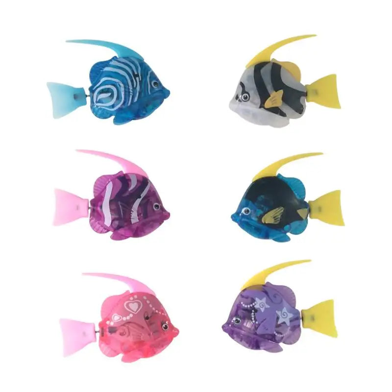 Electronic Pet Fish Bath Toys for Children Kids Bathtub Battery Powered Swim Fishing Tank Decoration