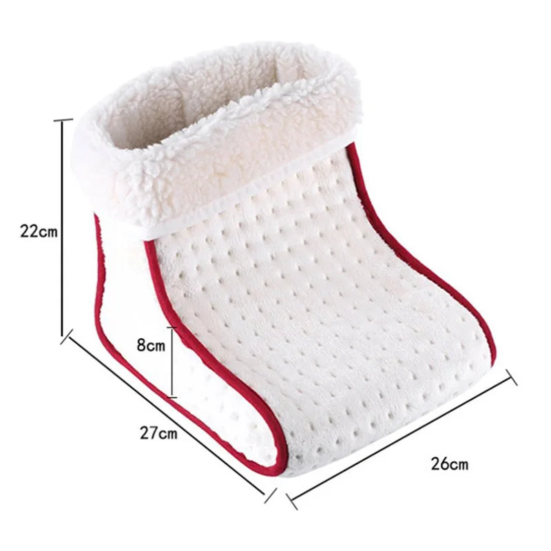 Heated Cosy Electric Warm Foot Warmer Washable Heat 5 Modes Heat Settings Warmer Cushion Thermal Foot Warmer Massager Relax