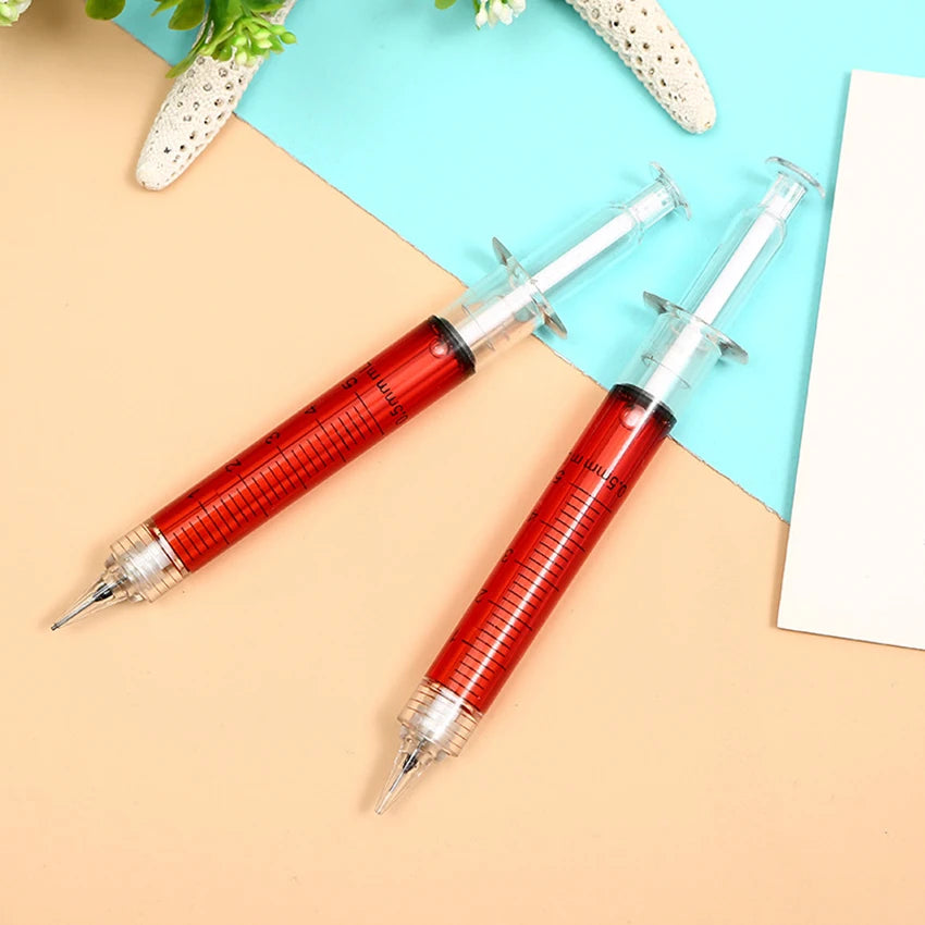 Syringe Needle Mechanical Pencil 0.5mm Automatic Pen Writing Tool