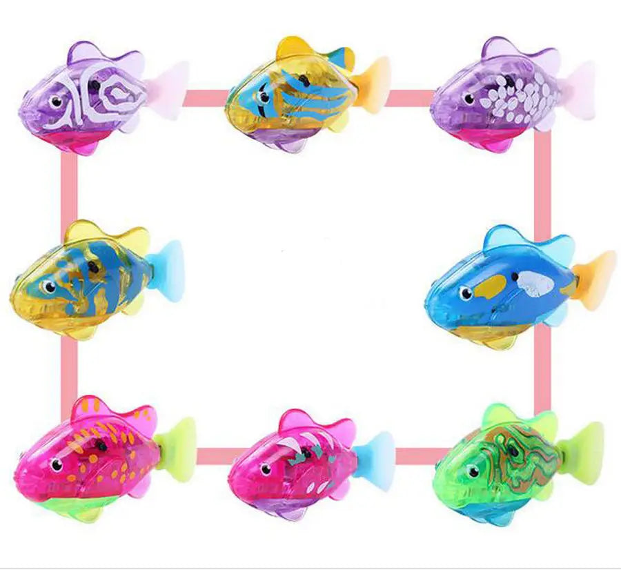 Electronic Pet Fish Bath Toys for Children Kids Bathtub Battery Powered Swim Fishing Tank Decoration