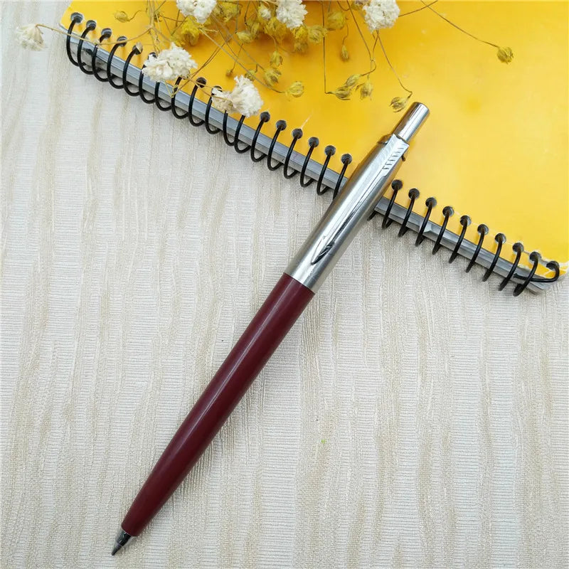 Classic Design Ballpoint Pens Commercial Metal Ballpoint Pen Luxury Portable  Rotating Automatic Ball Pen Exquisite Writing Tool