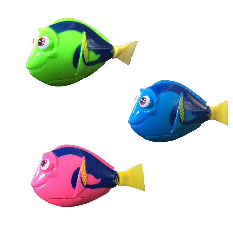 Electronic Pet Fish Bath Toys for Children Kids Bathtub Battery Powered Swim Fishing Tank Decoration