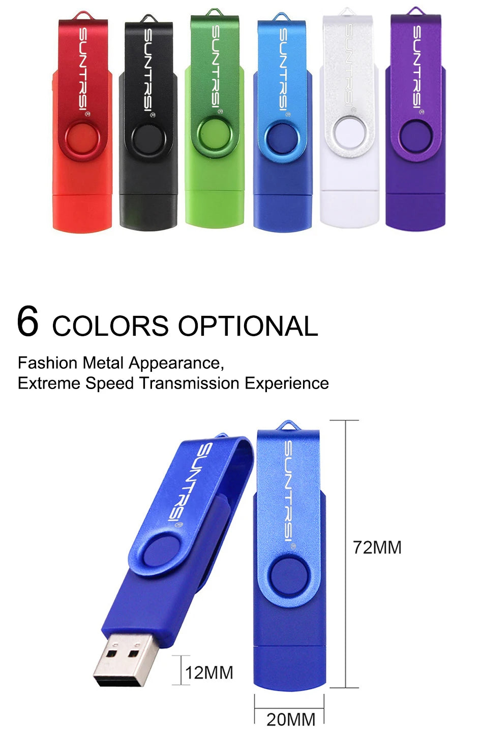 Type C 2.0 USB Flash Drive 64gb Pen Drive 128GB 32GB 16GB USB Stick 2.0 Pendrive 8gb for Type-C Device