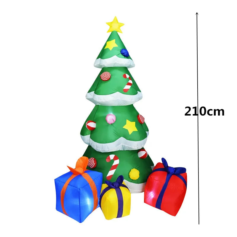 Christmas Decorations 1.8m Motorcycle Santa Claus Christmas inflatable