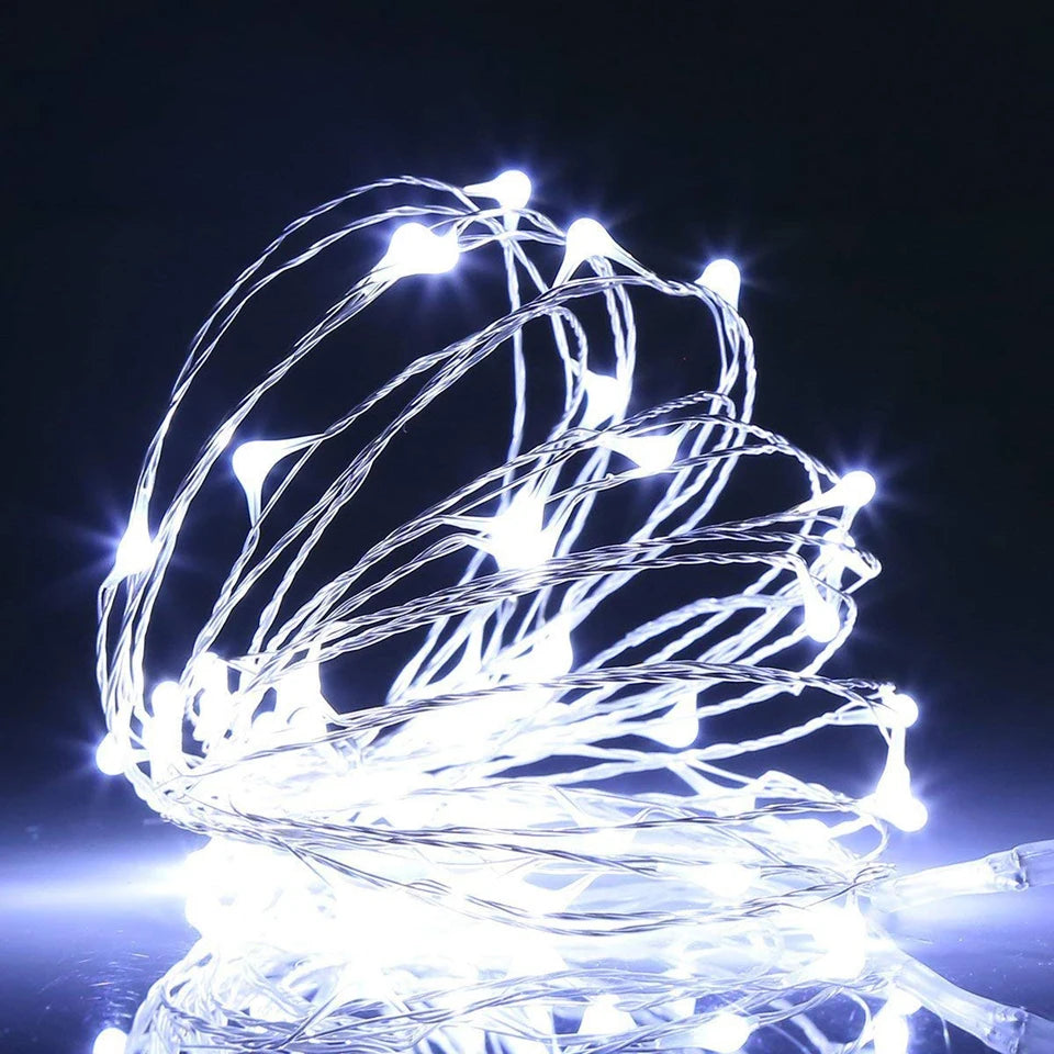 2M/5M/10M Photo Clip USB LED String Lights Fairy Lights Battery Operated Garland Light Christmas Decoration Party Wedding Xmas