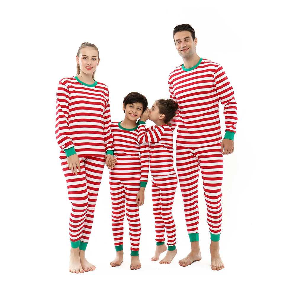 Christmas Pajamas Sets Children's Sleepwear Mother Father Kids Family Look Couples Pajamas