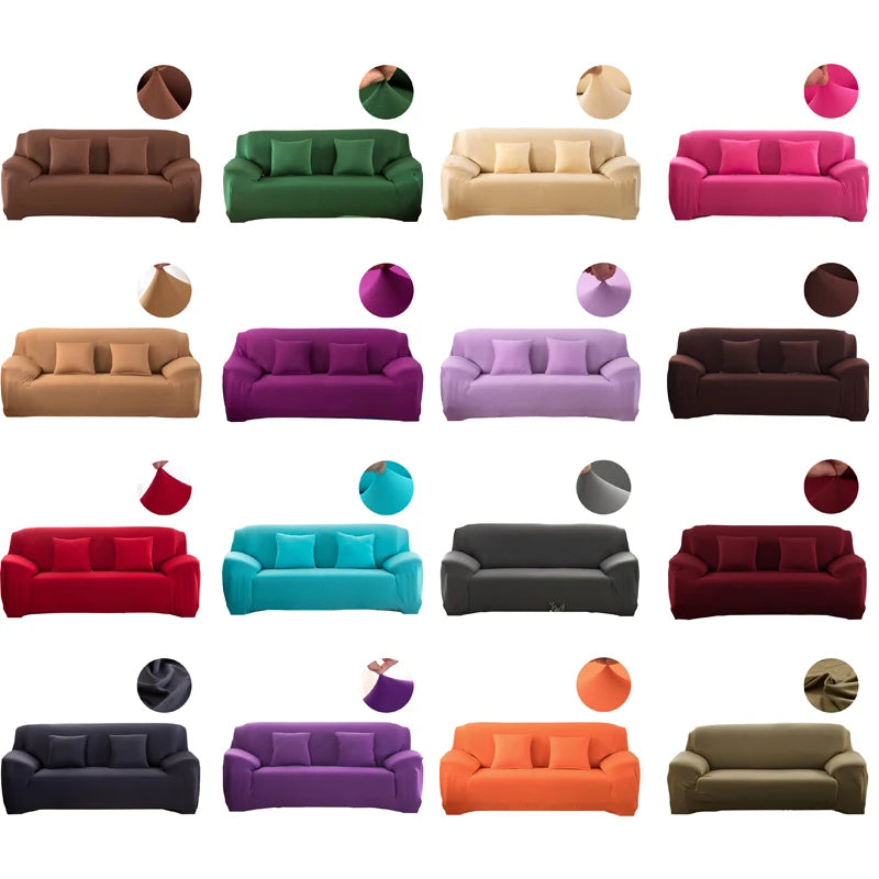 Corner sofa covers couch slipcovers Elastica material sofa skin protector for pets chaselong cover L shape sofa armchair