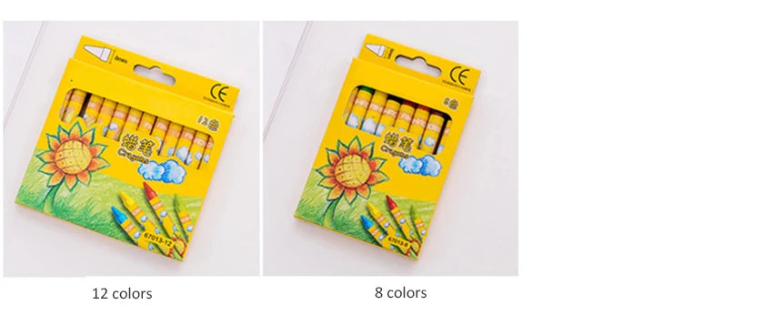 Crayons Creative Cartoon Drawing Non-Toxic Oil Pastel Pencils Art Supplies Student Crayon