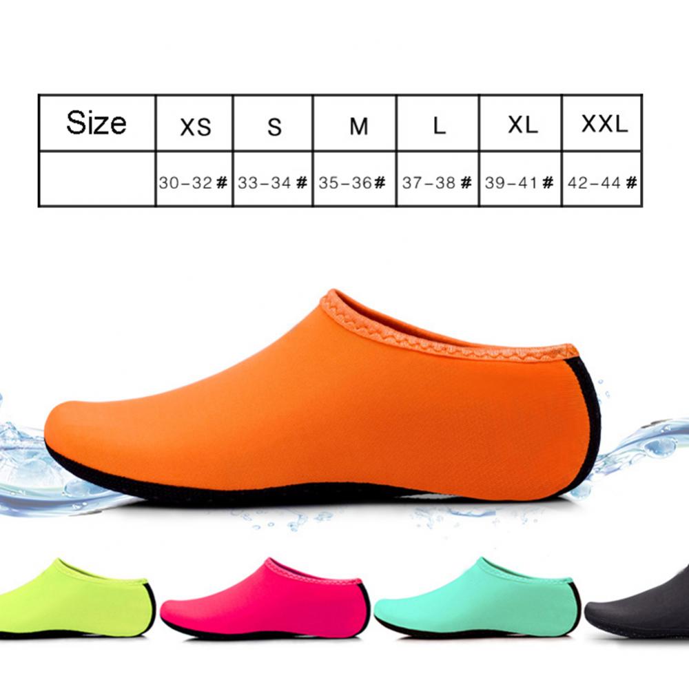 1 Pair Seaside Beach Shoes Men Women Summer Diving Shoes Quick Dry Non-Slip Barefoot Protector Shoes Swimming Surfing Socks