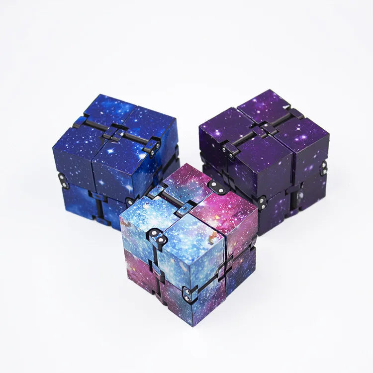 Anti stress child EDC Hand For Autism ADHD Anxiety Relief Focus Infinity Cube Strings Adults Children Sensory