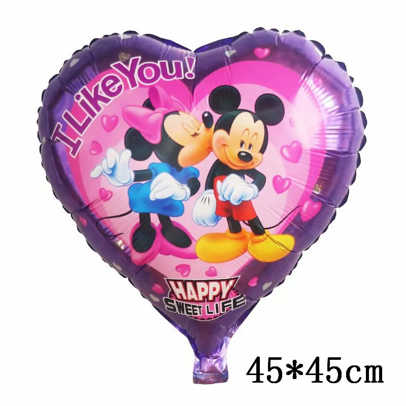 Giant Mickey Minnie Mouse Balloons Disney Cartoon Foil Balloon Baby Shower Birthday Party Decorations