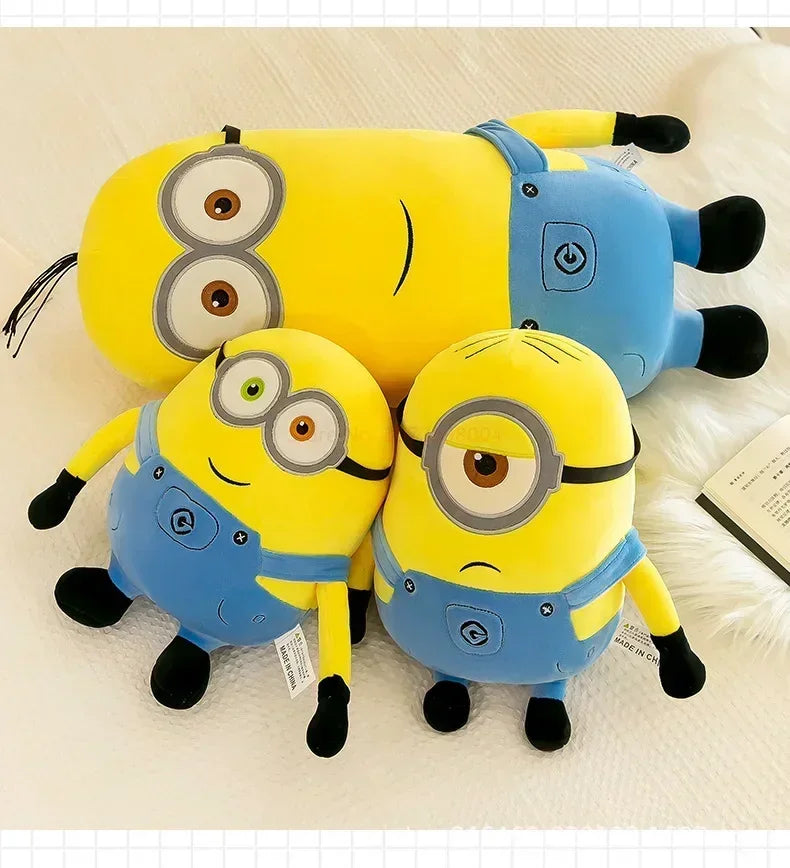 Minions Characters Yellow Plush Toys Bob Stuart In Jeans Soft Toys Dolls & Hobbies Christmas Birthday Gift