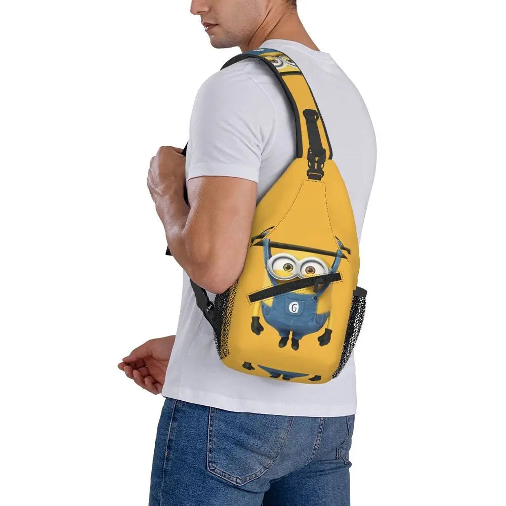 Minions Crossbody Chest Backpack Minion Shoulder Backpack