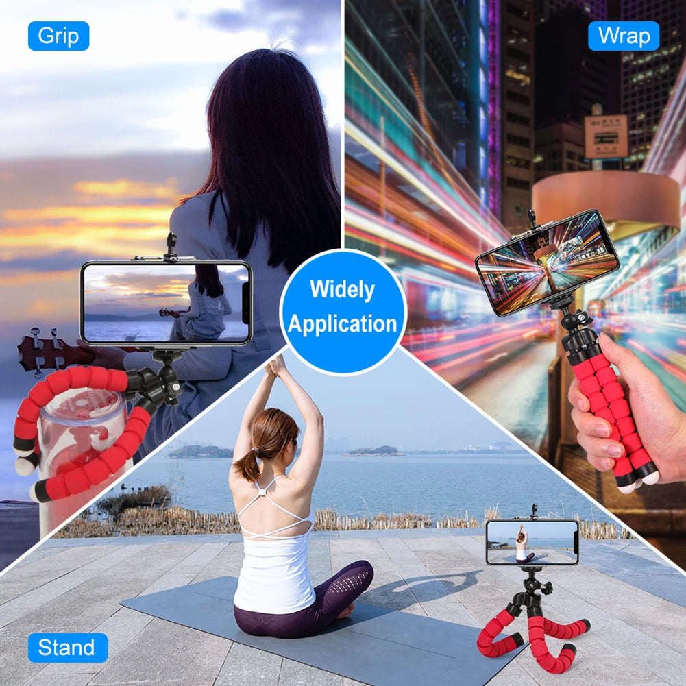 Tripod For Phone Mobile Camera Holder Clip Smartphone Monopod Tripe Stand Octopus Mini Tripod Stativ For Photography