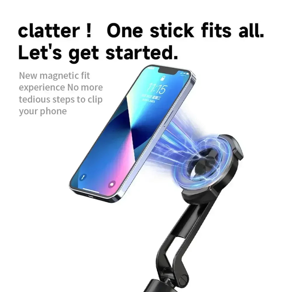 Mobile Phone Portable Wireless Magnetic Selfie Stick Tripod Foldable With Remote For iPhone Samsung