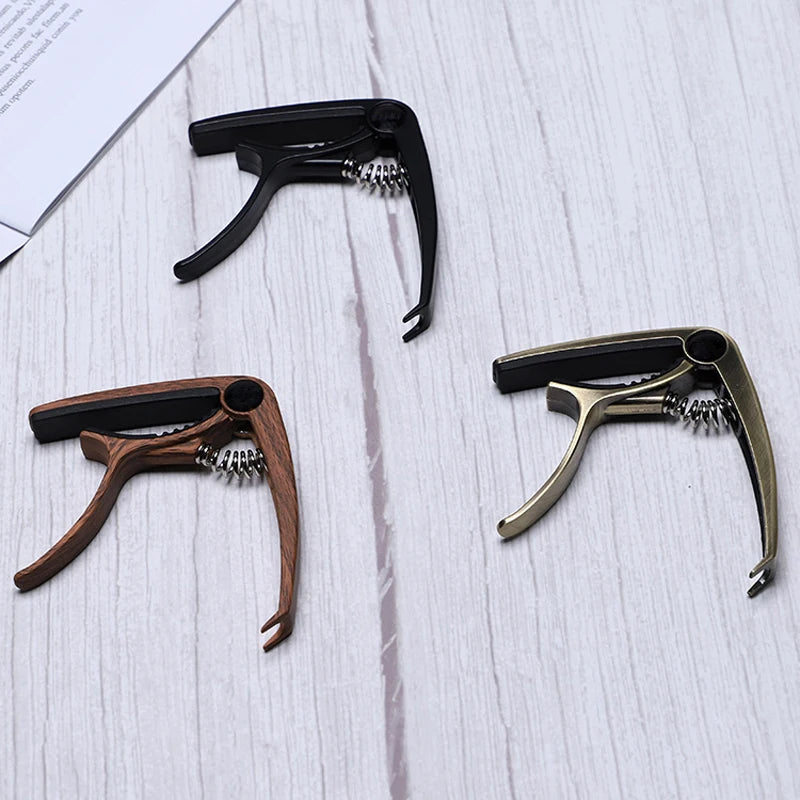 Zinc Alloy Guitar Capo Classic Electric Guitar Tuner Musical Instrument Accessories Ukulele Stud Capo