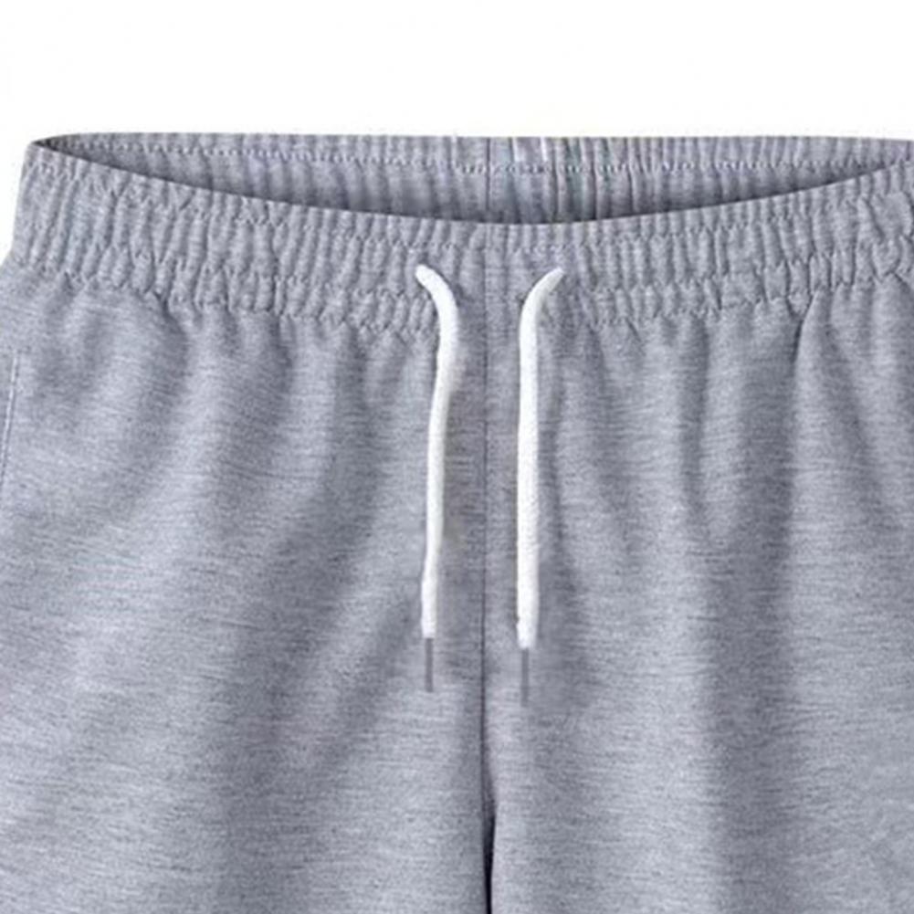 Side Zipper Pockets Men Shorts Casual Shorts Gym Fitness Baskeball Running Shorts Sport Short Pants Summer Trousers Sweat Shorts