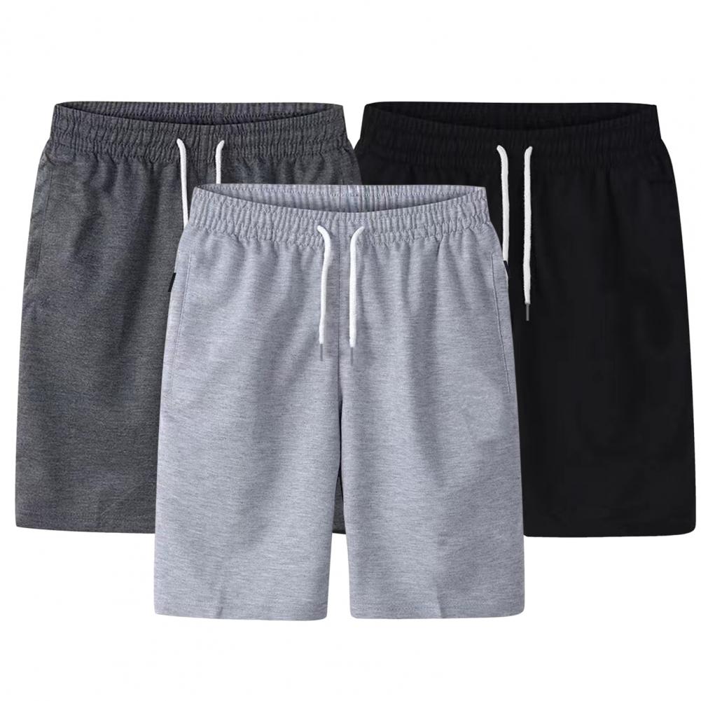 Side Zipper Pockets Men Shorts Casual Shorts Gym Fitness Baskeball Running Shorts Sport Short Pants Summer Trousers Sweat Shorts