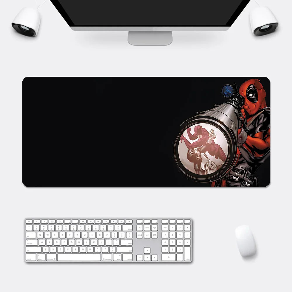 Deadpool's Mousepad HD Printing Computer Gamers Locking Edge Non-slip Mouse Pad XXL90x40cm Keyboard PC Desk Pad