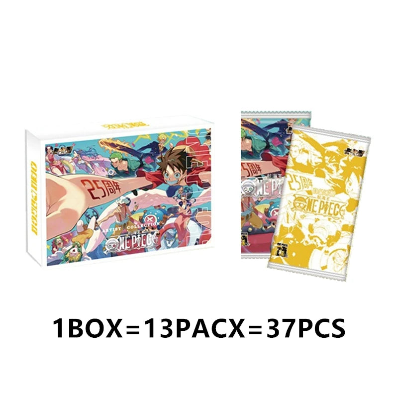 One Piece Collection Cards Rare Booster Box Pack Anime Luffy Zoro Nami Chopper TCG Child Birthday Gift Toy