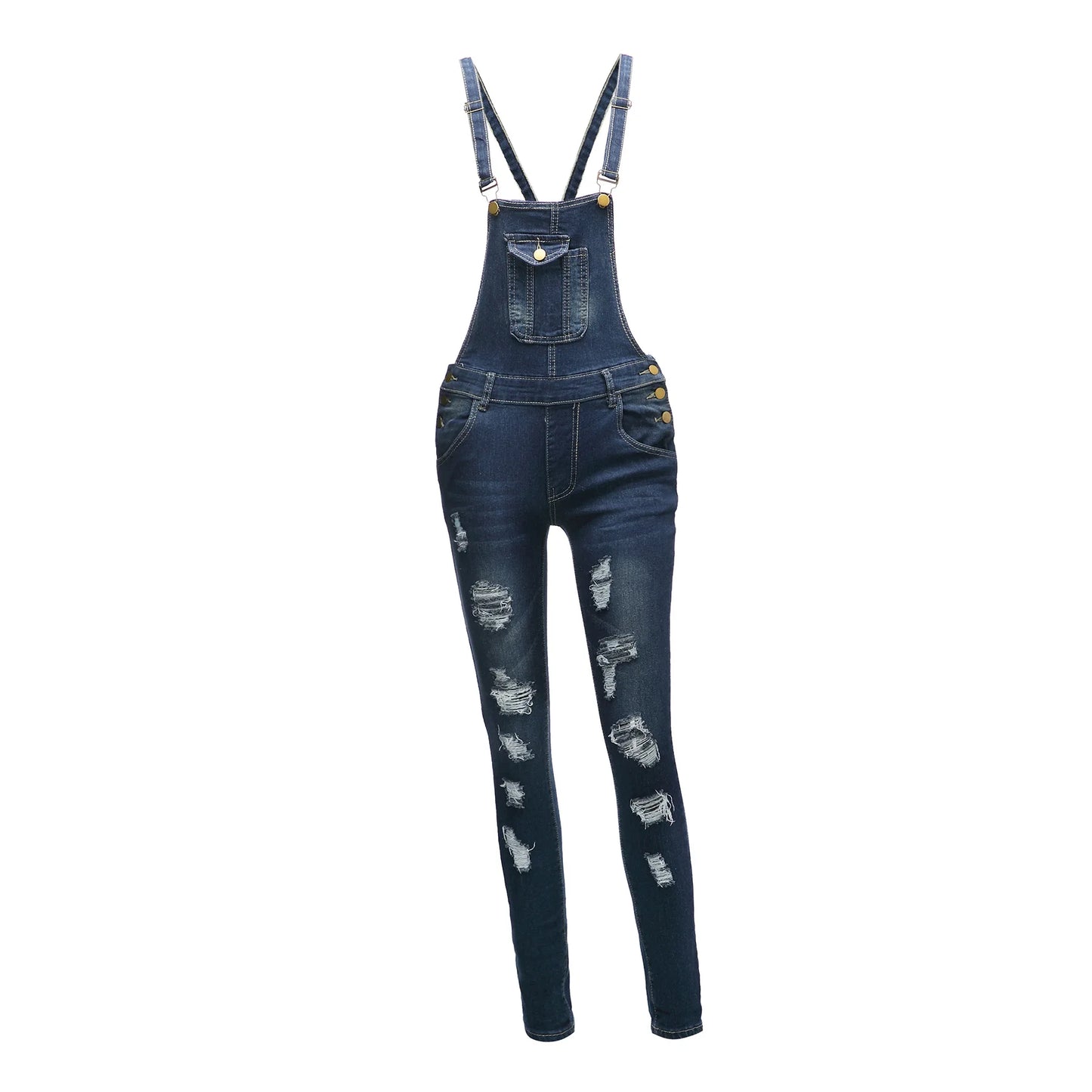 Women's Vintage Overalls Denim Jeans