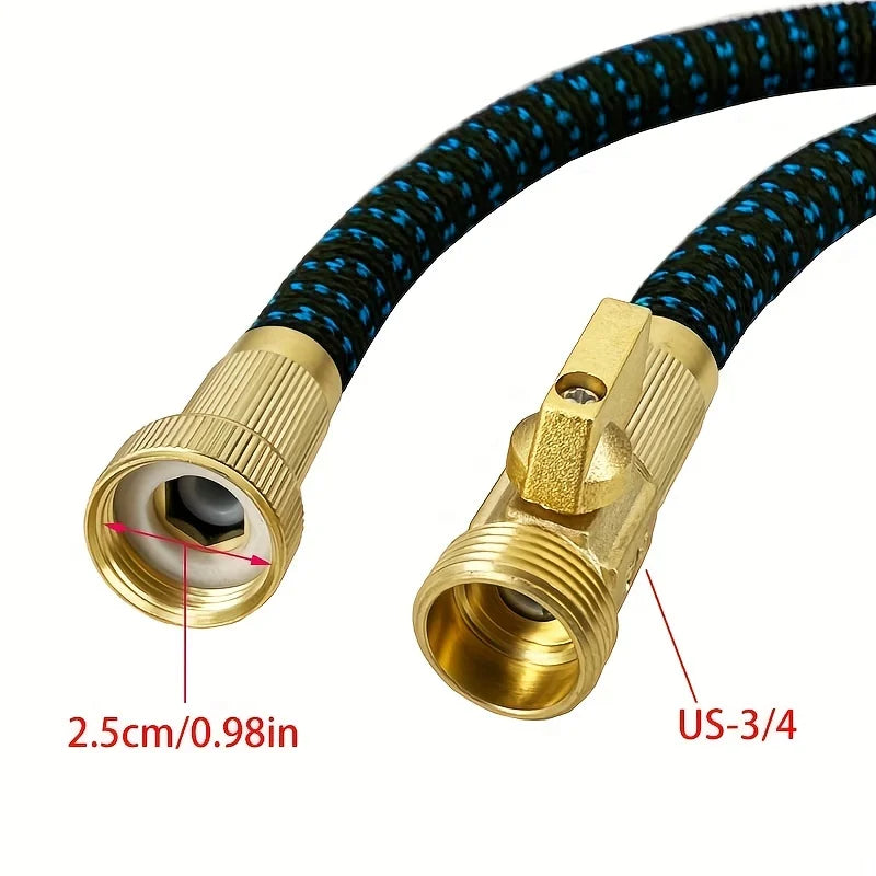 Telescopic Garden Hose, US3/4 Hose, High-Pressure Car Washgun, Garden Watering Hose Set,Household Hose, Garden Irrigation Set