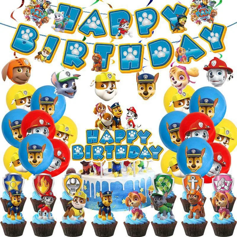 PAW Patrol Birthday Party Decoration Kids