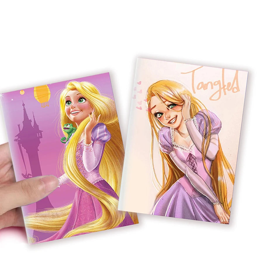 A6 Notebook Cartoon - Rapunzel Tangled Disney Princess Anime Movie Aesthetic Stationery Writing Note Book Memo Kids Gifts Girls