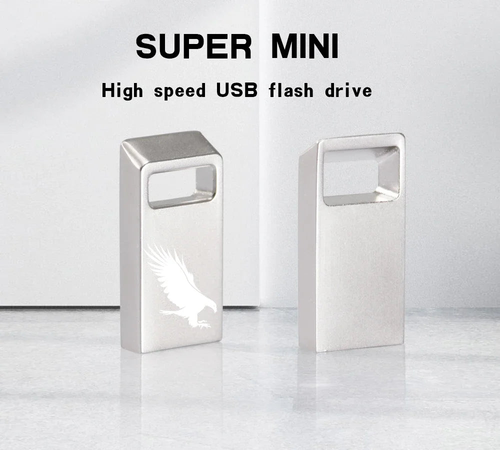 USB Drive 64GB Fashion High Speed Pen Drive 32GB USB Flash Drive 4GB Metal Key Chain Gift