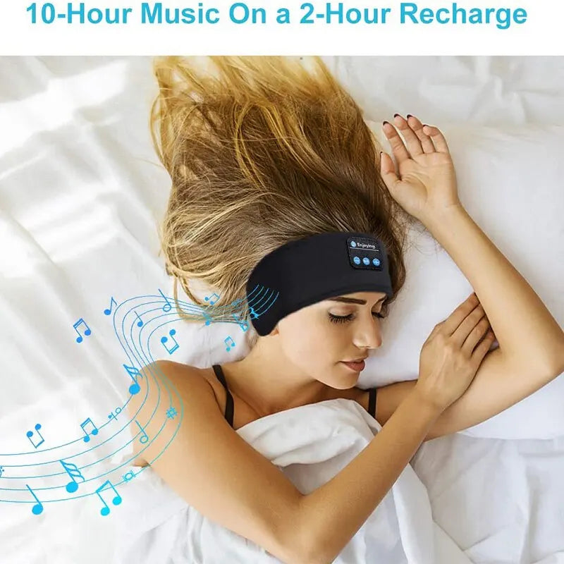 Sleeping Headband Elastic Wireless Headphones Music Eye Mask Wireless Bluetooth Headset Headband